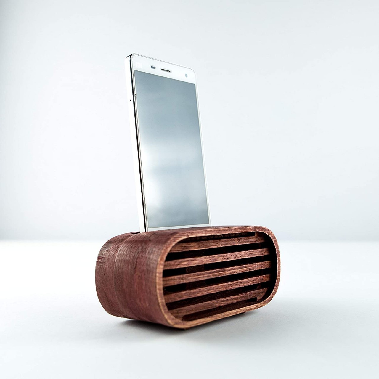 Wood Phone Speaker Stand with Sound Amplifier Cell Phone Stand Holder Wooden Dock Stands Compatible
