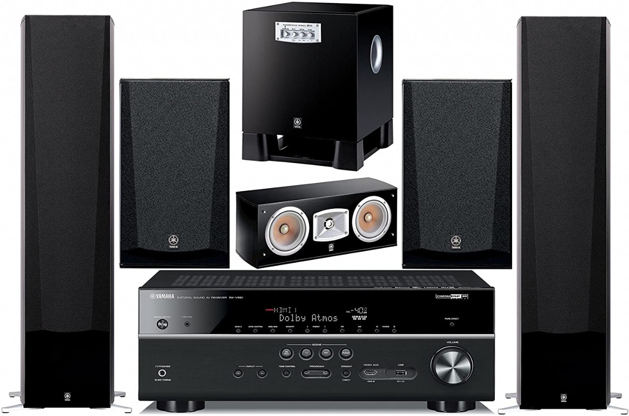 5.1 channel optical home theatre system