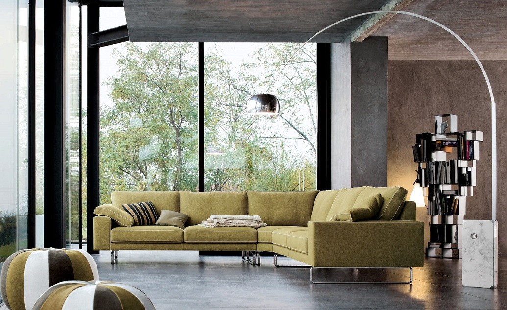 Yellow L-Shaped Sofa Designs for Your Living Room