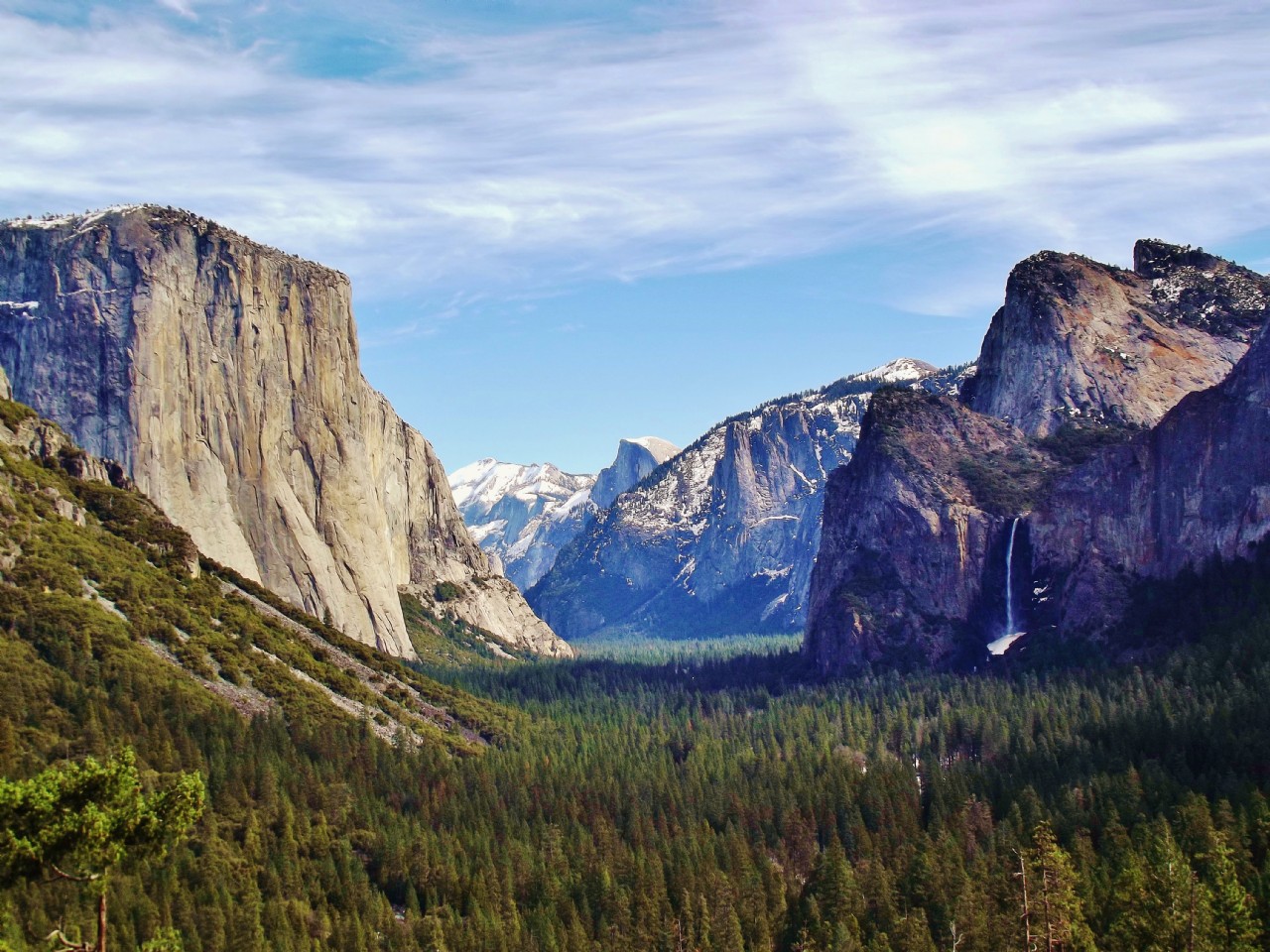 Yosemite Valley in California