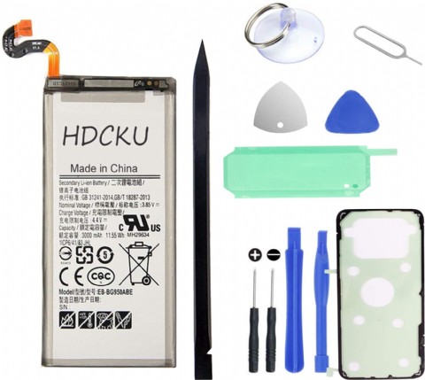 Battery Replacement for Samsung Galaxy S8 Battery G950 EB-BG950ABE Battery Repair Kit