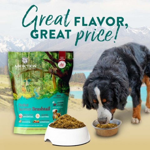 Dog Food Gently Air-Dried for Digestive and Skin and Coat Health Complete Meal or Dog Food Topper