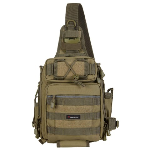 Fishing Tackle Storage Bag Outdoor Shoulder Backpack Cross Body Sling Bag