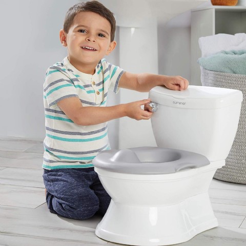 Summer My Size Potty Train and Transition, White   – Realistic Potty Training Toilet Looks and Feels