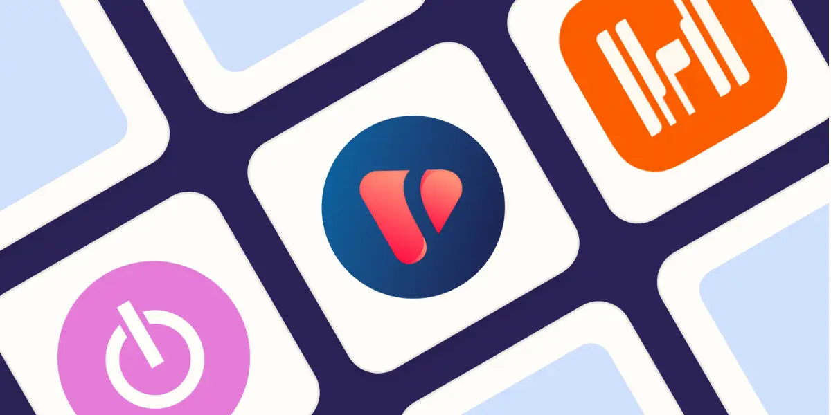 productivity dashboard with time tracking and app icons